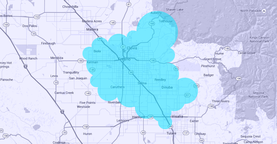 Wireless Coverage Map